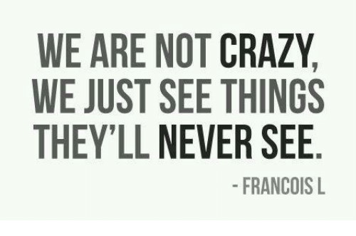 we are not crazy